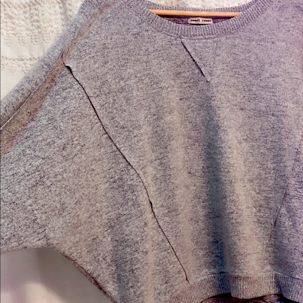 New! Light Grey Sweater - Large